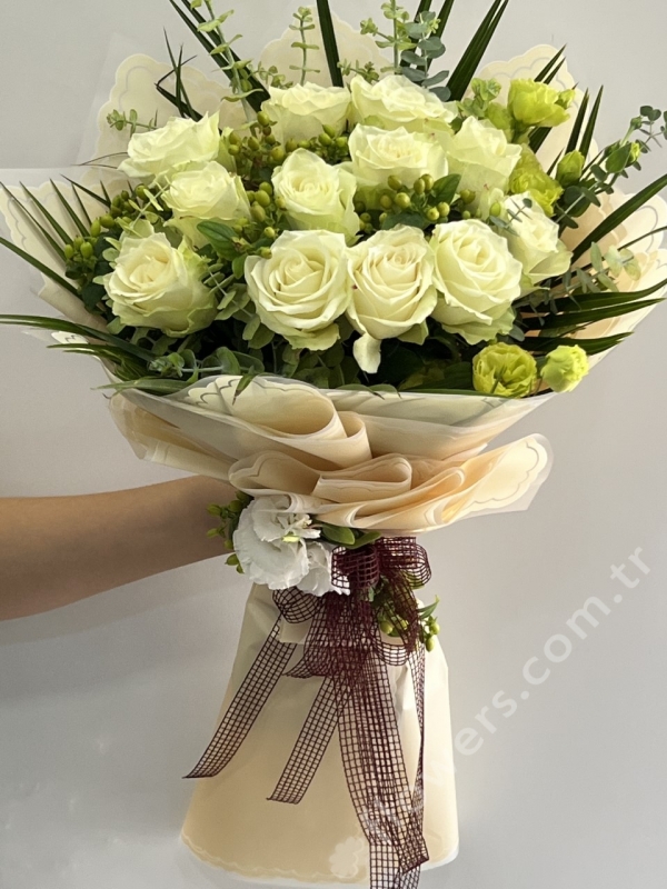 White Rose Bouquet