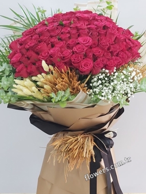Forever Luxury 151 Red Rose Bouquet